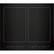 Front. JennAir - 24" Built-In Electric Induction Cooktop - Black.