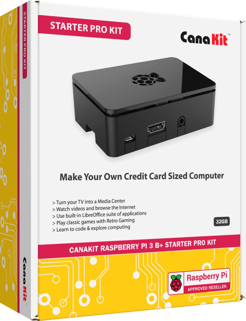Canakit Raspberry Pi 3 Model B Starter Pro Kit Black