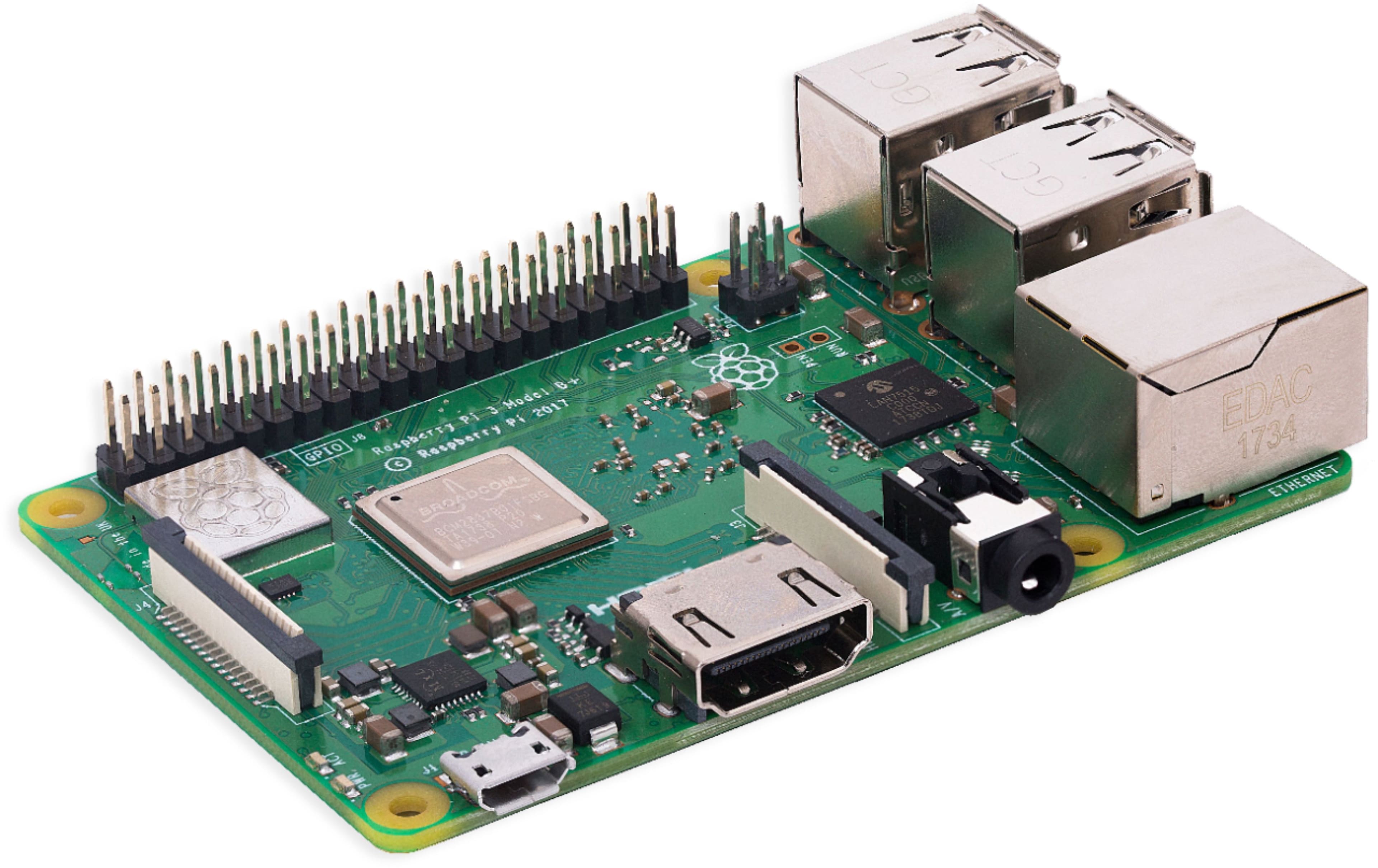 Alt View 11. Raspberry Pi - Raspberry Pi 3 Model B+.