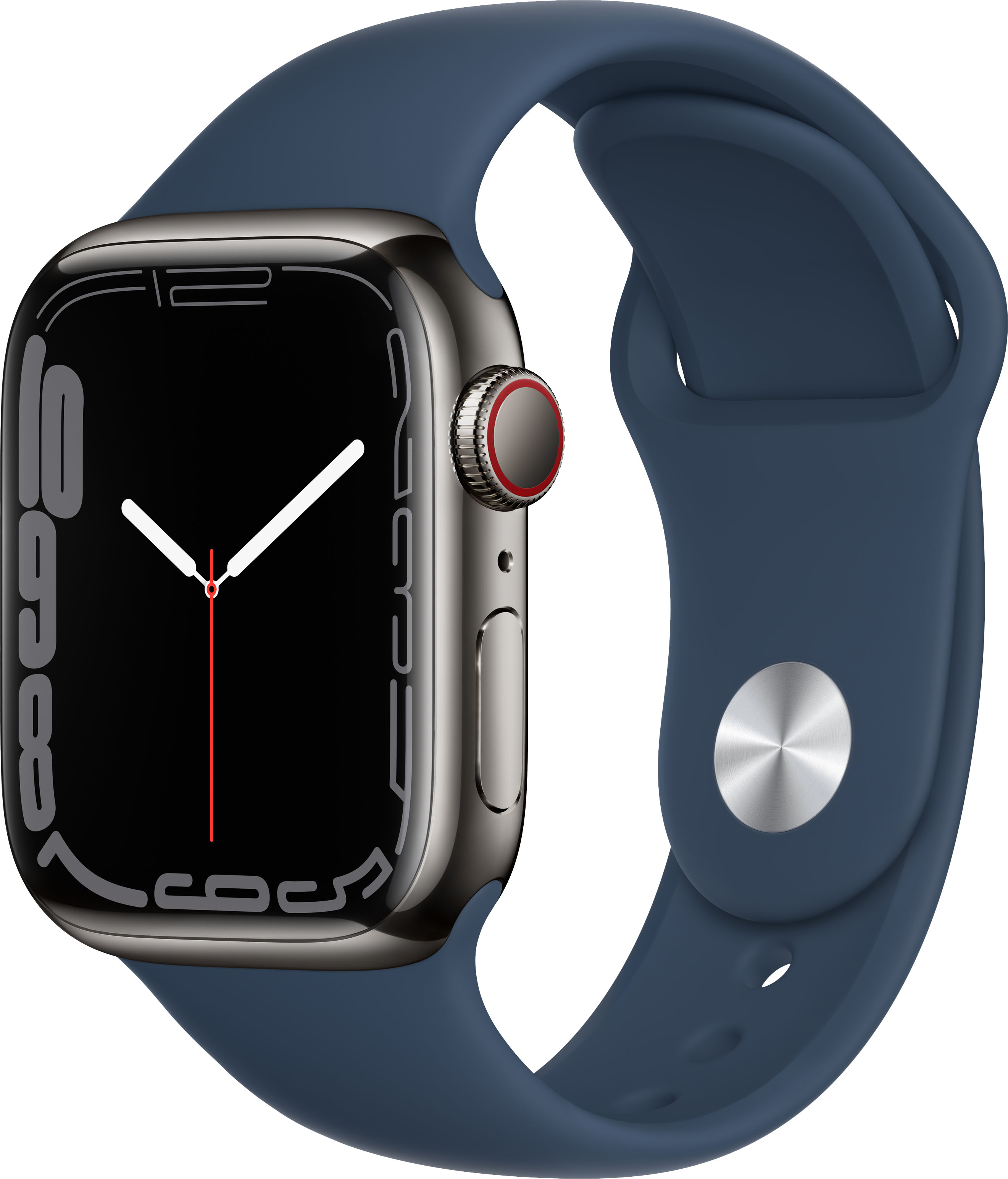Apple Watch Series 7 (GPS + Cellular) 41mm Stainless - Best Buy