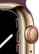 Alt View 12. Apple - Apple Watch Series 7 (GPS + Cellular) 45mm Gold Stainless Steel Case with Dark Cherry Sport Band - Gold.