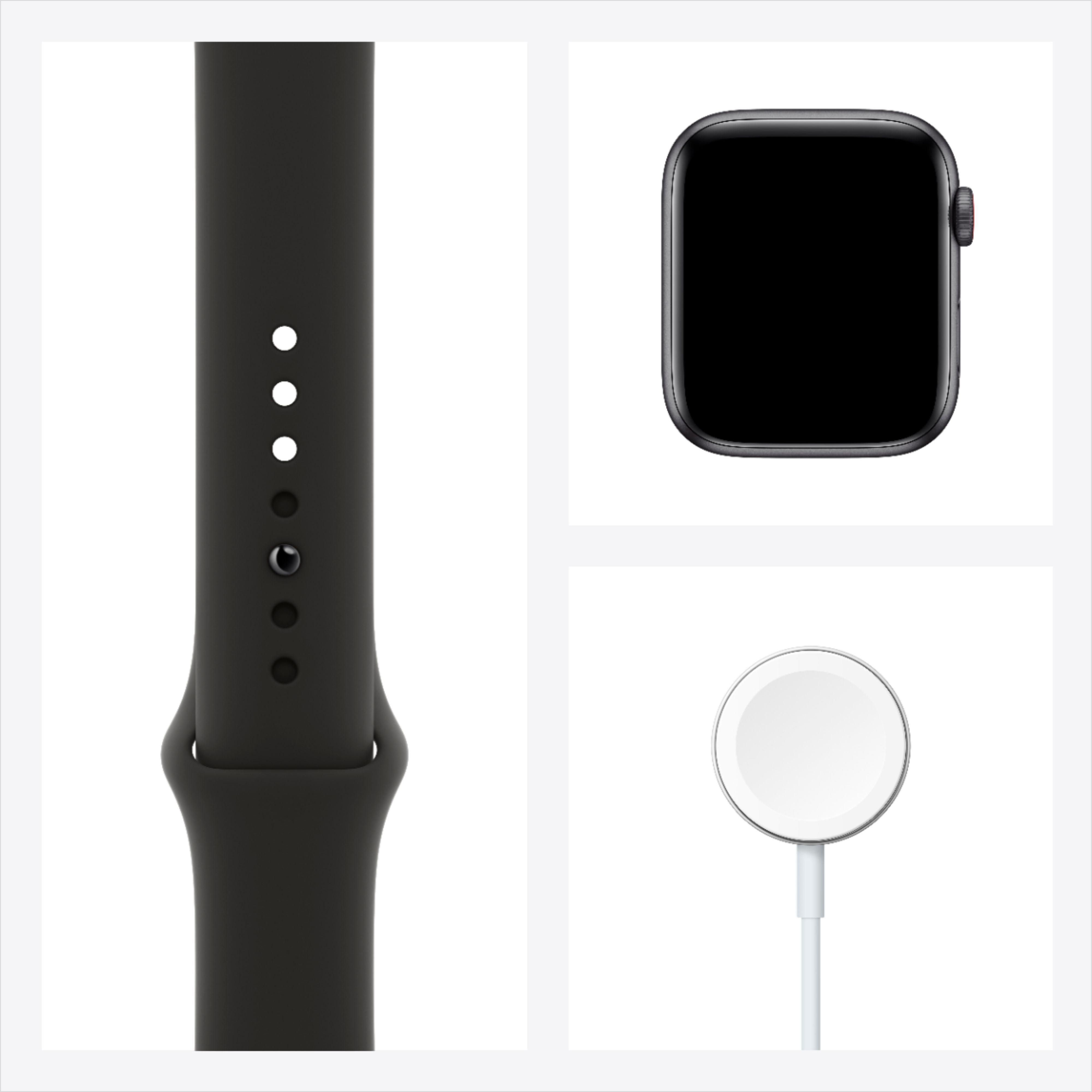Apple Watch SE (1st Generation, GPS + Cellular) 44mm Space Gray