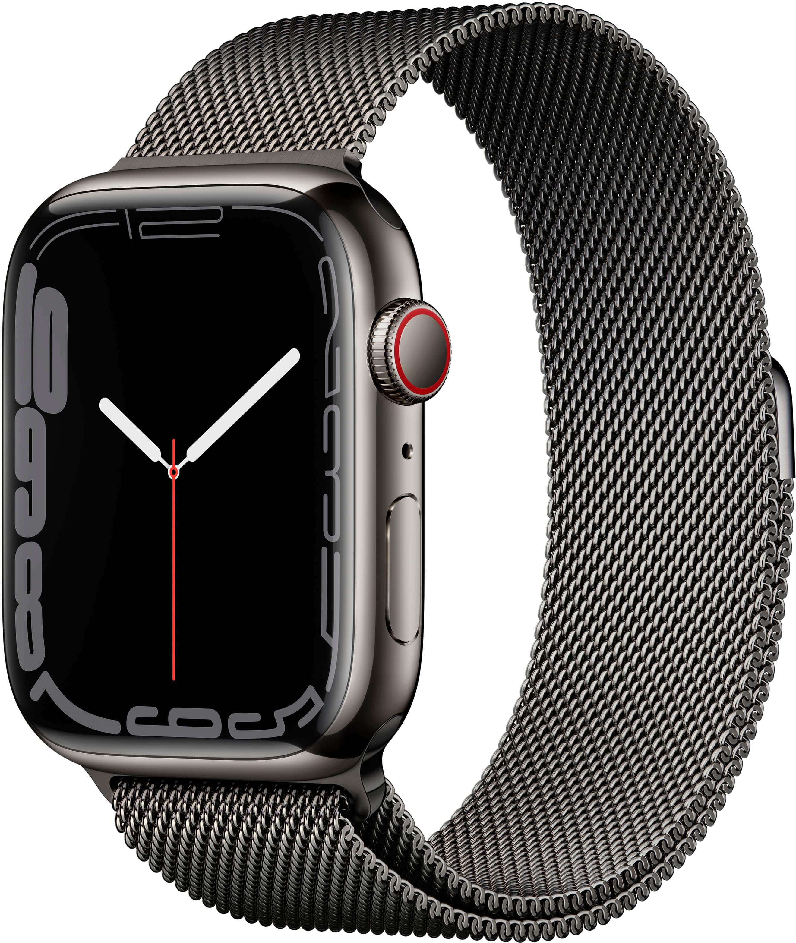 Apple Watch Series 7 (GPS + Cellular) 45mm Stainless - Best Buy