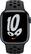 Alt View 11. Apple - Geek Squad Refurbished Apple Watch Nike Series 7 (GPS+Cellular) 41mm Aluminum Case with Anthracite/Black Nike Sport Band - Midnight.