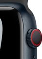 Alt View Zoom 12. Apple Watch Nike Series 7 (GPS + Cellular) 45mm Midnight Aluminum Case with Anthracite/Black Nike Sport Band - Midnight.