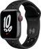 Apple Watch Nike SE 1st Generation (GPS + Cellular) 40mm Aluminum Case with Anthracite/Black Nike Sport Band-Front_Standard