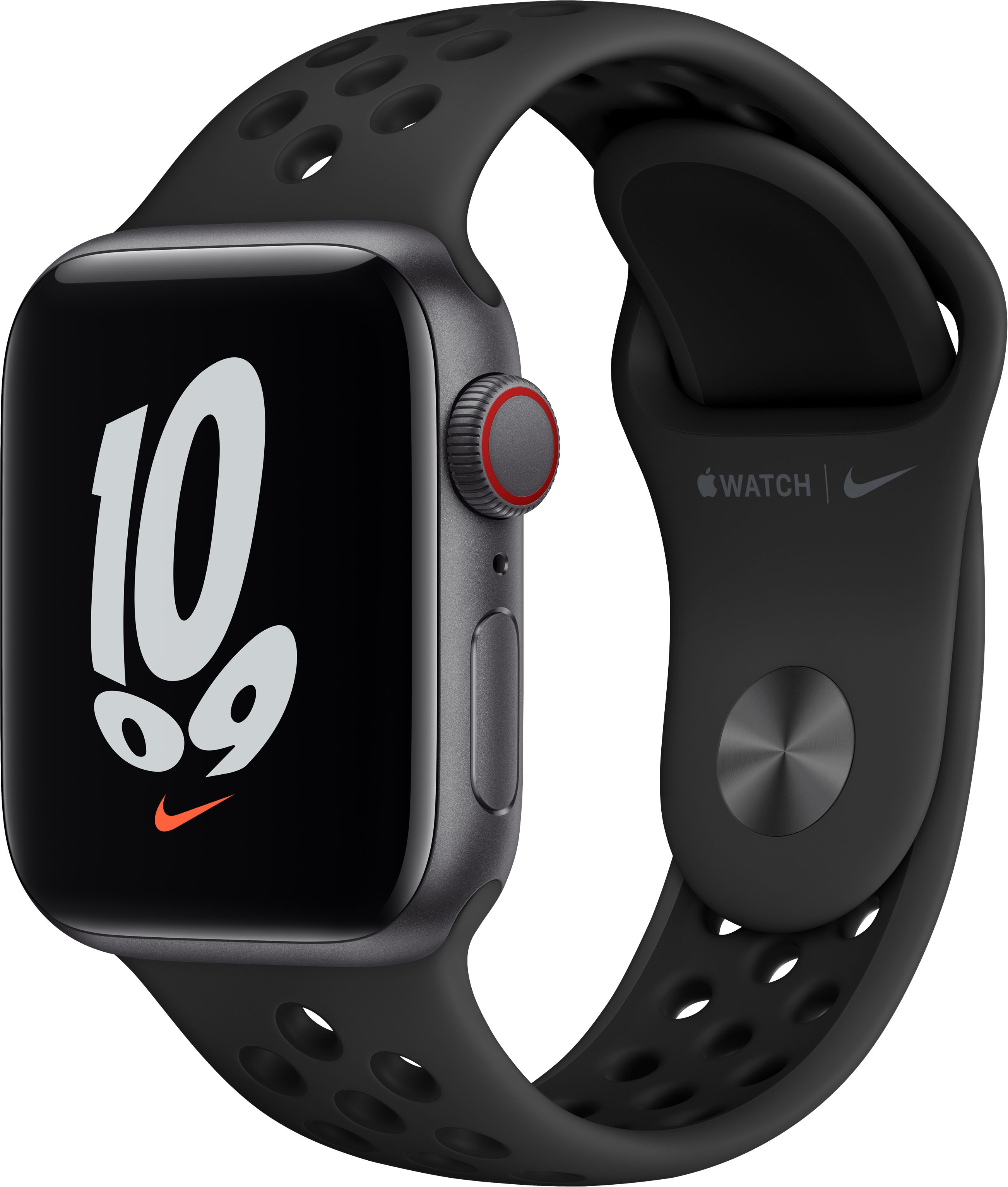 Best Buy: Apple Watch Nike SE 1st Generation (GPS + Cellular) 40mm Aluminum  Case with Anthracite/Black Nike Sport Band Space Gray MKQU3LL/A
