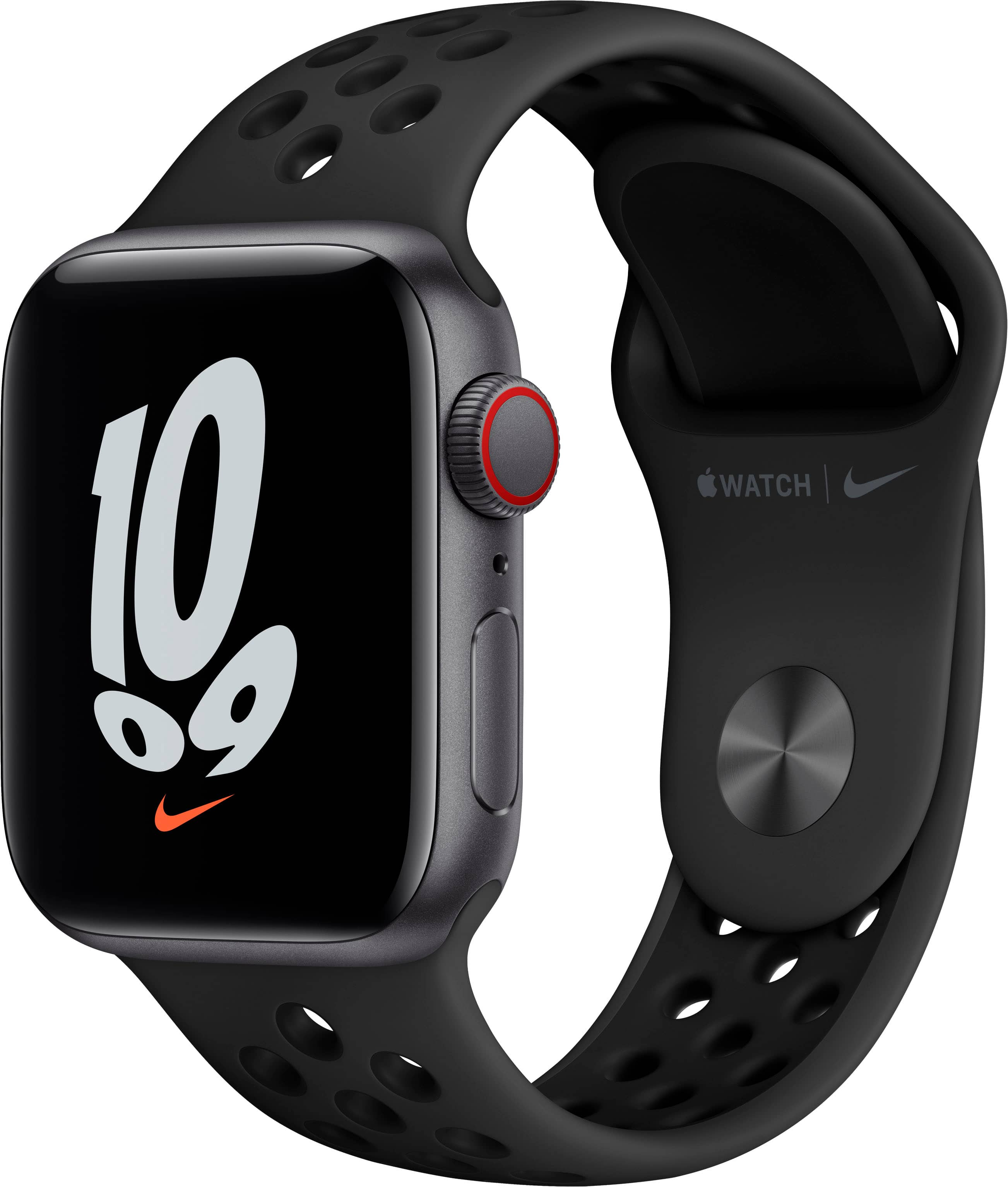 Best Buy: Apple Watch Nike SE 1st Generation (GPS + Cellular) 40mm Aluminum  Case with Anthracite/Black Nike Sport Band MKQU3LL/A