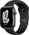 Apple Watch Nike SE 1st Generation (GPS + Cellular) 44mm Aluminum Case with Anthracite/Black Nike Sport Band-Front_Standard