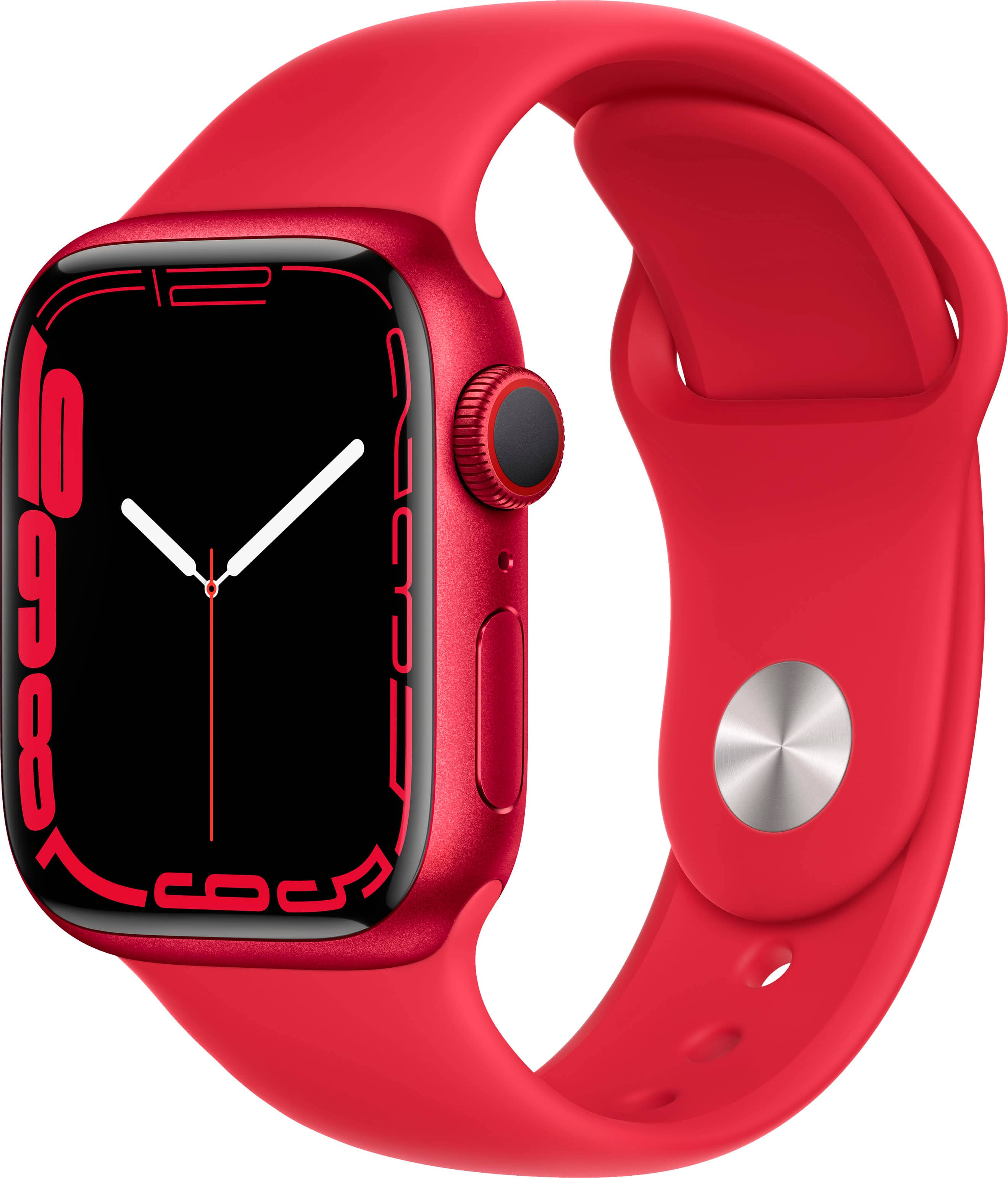 Apple watch series7 45mm レッド - 携帯電話