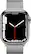Alt View 11. Apple - Geek Squad Refurbished Apple Watch Series 7 (GPS + Cellular) 41mm Silver Stainless Steel Case with Silver Milanese Loop - Silver.