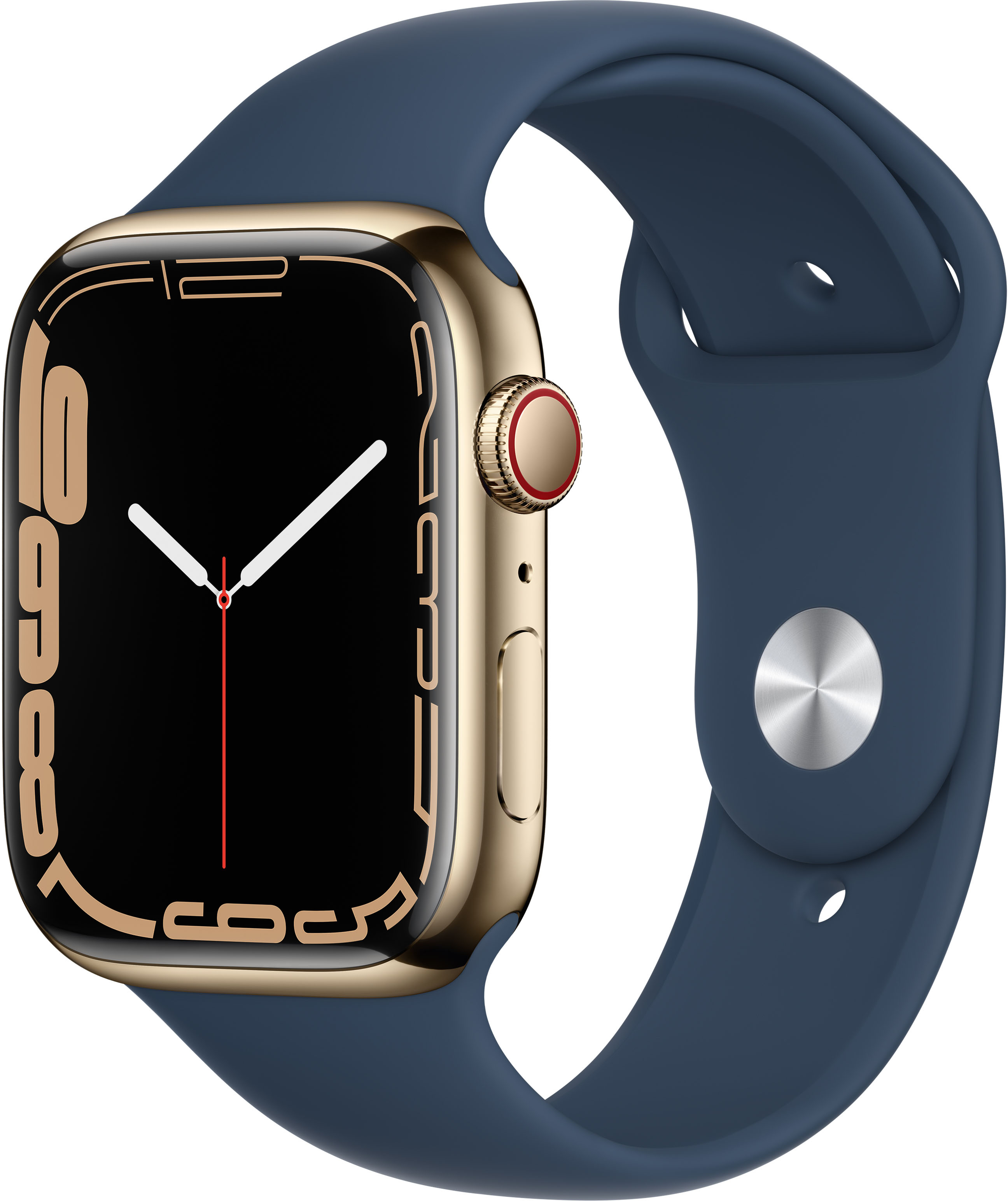 Apple Watch Series 7 (GPS + Cellular) 45mm Stainless - Best Buy