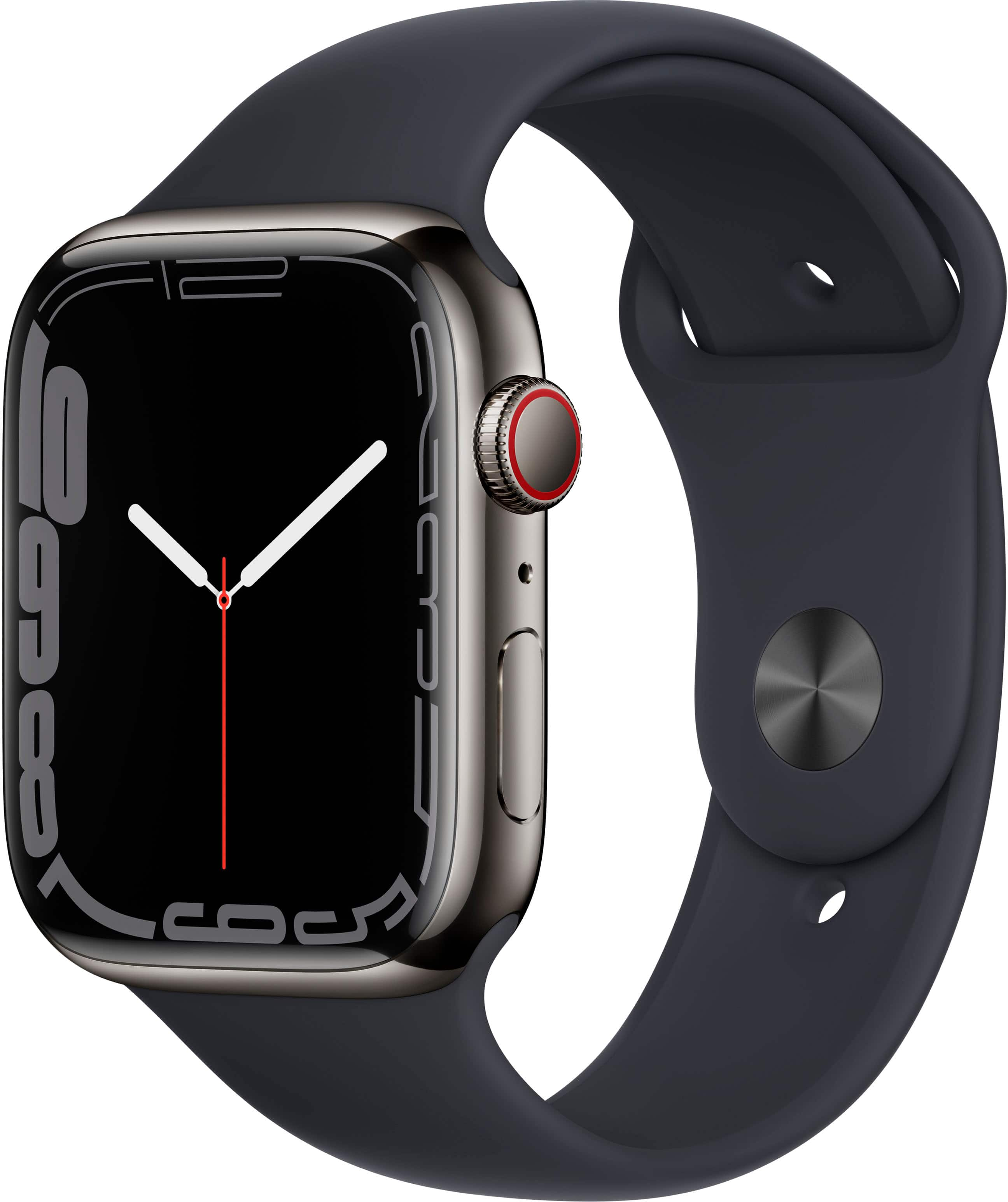 【人気超激安】Iwatch 7 45mm Graphite Stainless steel PCケーブル・コネクタ