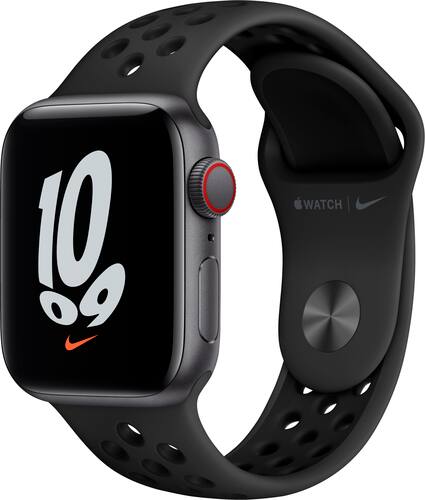 Apple Watch Nike SE (GPS + Cellular) 40mm Space Gray Aluminum Case with Anthracite/Black Nike Sport Band - Space Gray (AT&T)