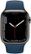 Alt View Zoom 11. Apple Watch Series 7 (GPS + Cellular) 41mm Graphite Stainless Steel Case with Abyss Blue Sport Band - Graphite (AT&T).