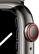 Alt View 12. Apple - Apple Watch Series 7 (GPS + Cellular) 41mm Graphite Stainless Steel Case with Graphite Milanese Loop - Graphite.