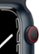 Alt View 12. Apple - Apple Watch Series 7 (GPS + Cellular) 45mm Midnight Aluminum Case with Midnight Sport Band - Midnight.
