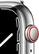 Alt View 12. Apple - Apple Watch Series 7 (GPS + Cellular) 45mm Stainless Steel Case with Silver Milanese Loop - Silver.