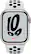 Alt View 11. Apple - Apple Watch Nike Series 7 (GPS + Cellular) 41mm Aluminum Case with Pure Platinum/Black Nike Sport Band.