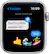 Alt View 15. Apple - Apple Watch SE (1st Generation GPS + Cellular) 44mm Silver Aluminum Case with Abyss Blue/Moss Green Sport Loop - Silver.