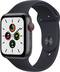 Apple Watch SE (1st Generation GPS + Cellular) 44mm Space Gray Aluminum Case with Midnight Sport Band (AT&T)-Front_Standard