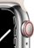 Alt View Zoom 12. Apple Watch Series 7 (GPS + Cellular) 41mm Silver Stainless Steel Case with Starlight Sport Band - Silver (AT&T).