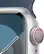 Alt View 12. Apple - Apple Watch Series 9 (GPS + Cellular) 41mm Silver Aluminum Case with Storm Blue Sport Band with Blood Oxygen - M/L - Silver.
