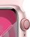 Alt View 12. Apple - Apple Watch Series 9 (GPS + Cellular) 41mm Pink Aluminum Case with Light Pink Sport Band with Blood Oxygen - S/M - Pink.