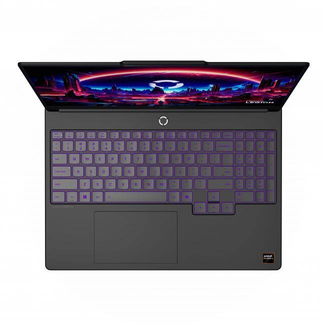 Alt View 3. Lenovo - Lenovo Legion 5a 15.3" OLED WQXGA 165Hz Copilot+ PC Gaming Notebook AMD Ryzen 7 250 16GB RAM 512GB SSD NVIDIA GeForce - Eclipse Black.