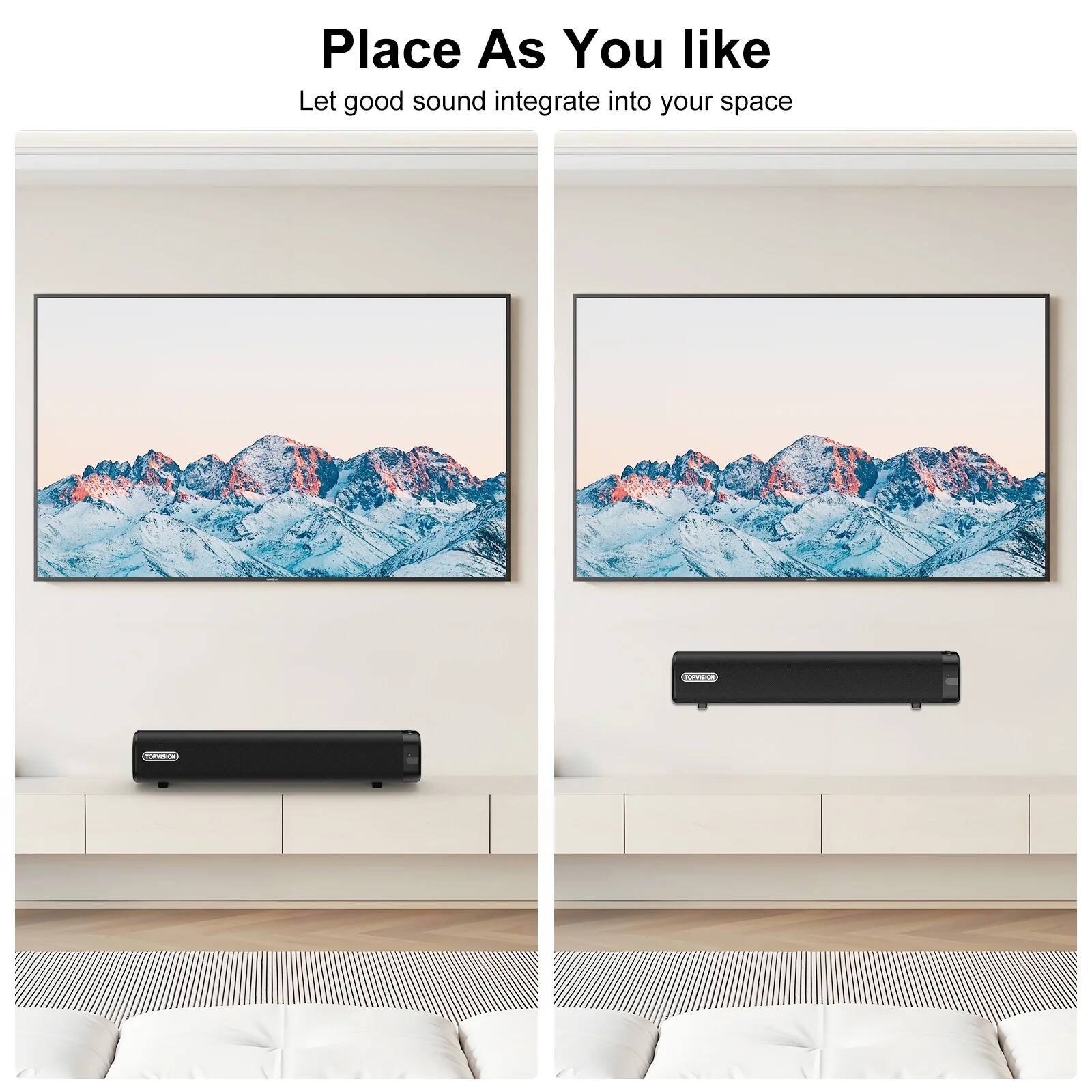 Place As You like  
Let good sound integrate into your space