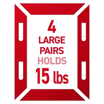 Command Large Hanging Strip, 15 lb., 12/Pack Black 17206BLK-12ES - Best Buy