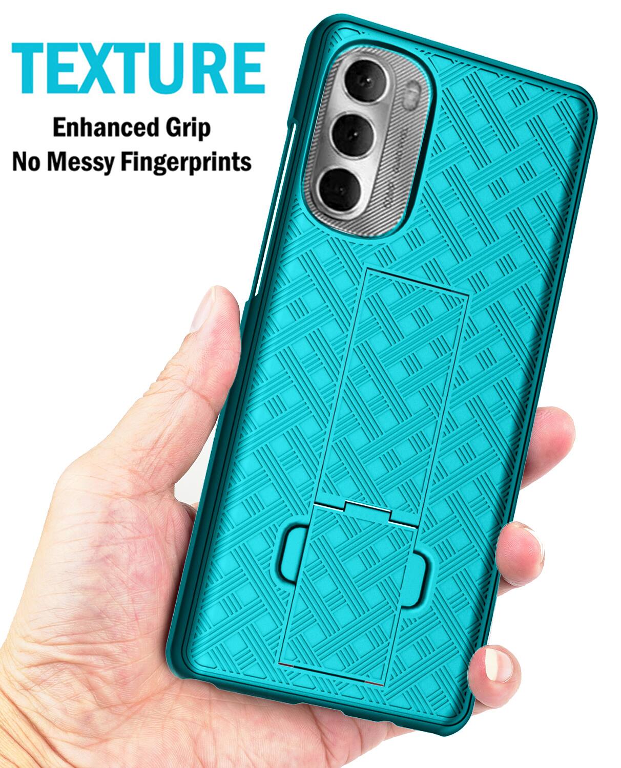 TEXTURE  
Enhanced Grip  
No Messy Fingerprints