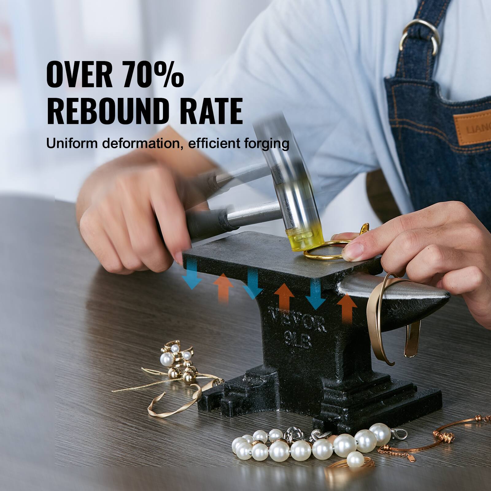 OVER 70% REBOUND RATE  
Uniform deformation, efficient forging  

LIAN VEFOR 9LS