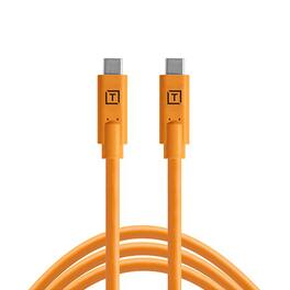 Tether - Tools Tetherpro CUC15-ORG USB-C To USB-C Male 5G Cable (4.6M) - Orange