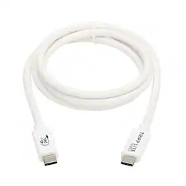 Tripp Lite - By Eaton U521-1p0m-wh Usb4 Charge-and-sync 40-gbps 240-watt Usb-c Pd Cable, 3.3 Ft., U521-1p0m-wh - White