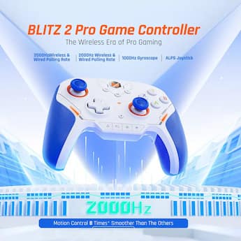 BigBig Won BLITZ 2 Bluetooth Wireless Controller with TMR Joystick BigBig Won BLITZ 2 Bluetooth Wireless Controller with TMR Joystick