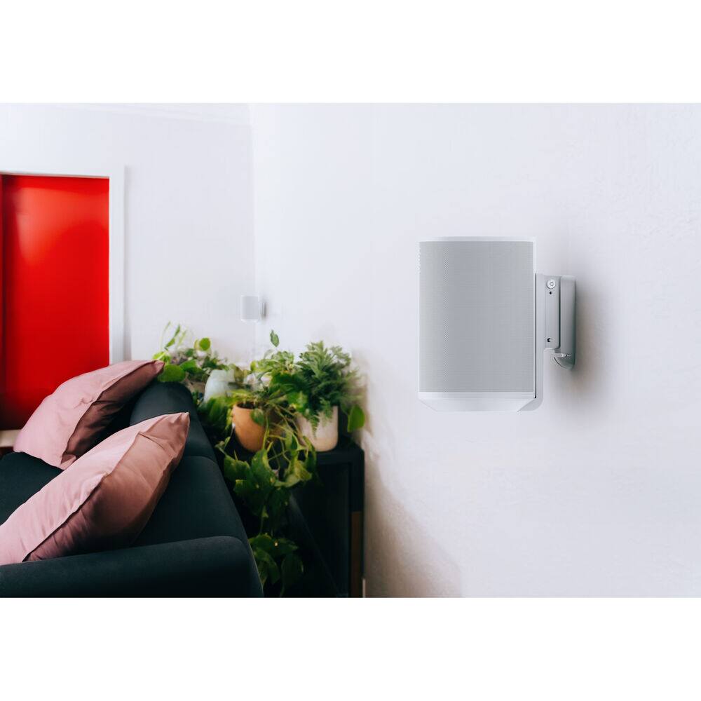 Alt View 6. Flexson - FLEXSON Wall Mount with Corner Piece for Sonos Era 100 Speaker (White, Single) - "NA".
