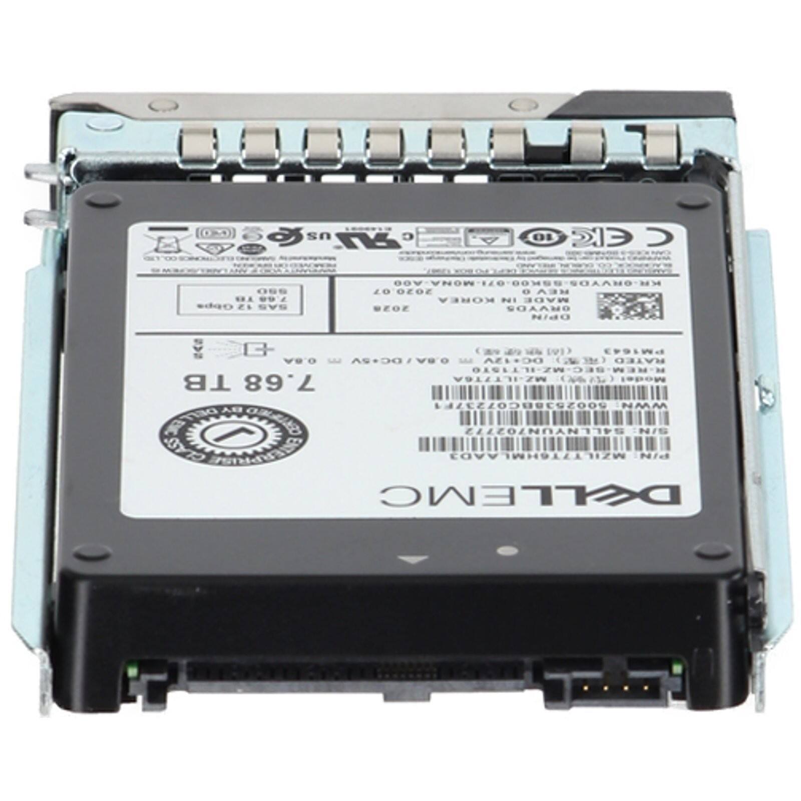 US CLR DE 2 00D ... ... Obps F SAS 071.MONA-ADO ONSS CORVYDS HM 0 3030 REVE KOREA ... MADE 3030 ORVYDS Dblk Ss [ () PM1043 0.8A .8A/DCISV ALADO ) RATED M-SEC-MZ-ILT1STO R-REM TB 7.68 MZILTZT6A ) Model 44240D0BE9Z009  AB DEITI CUKIED LLZOZNDANTTES N/5 Y1 Mahis COVV T7TSHMI MZH Nid DELLEMC

2'68 TB

DELL EMC

MFG: DELL EMC

MODEL: 44240D0BE9Z009

SERIAL NUMBER: 00205387022731

PART NUMBER: 071-0005-120N-MW

MADE IN KOREA

REVISION: 071

DATE CODE: 071

