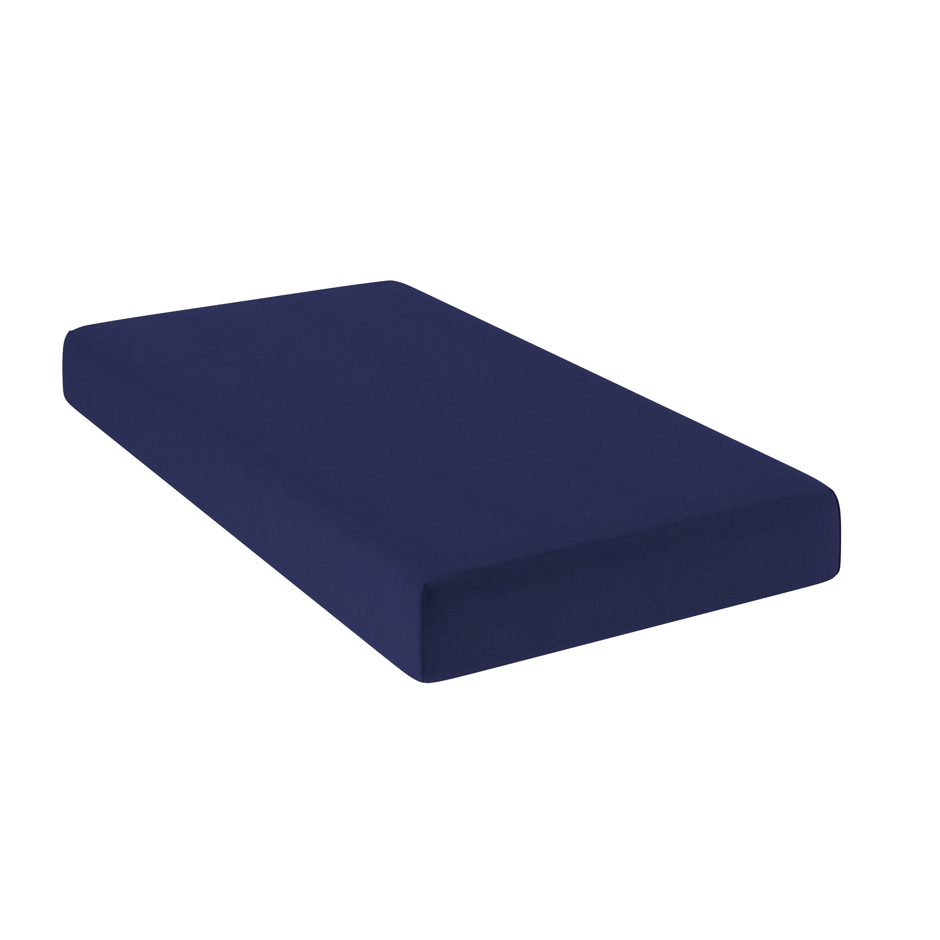 Alt View 1. Emma + Oliver - Nashua Blue Water-Resistant Memory Foam Mattress with Zippered Cover - Blue.