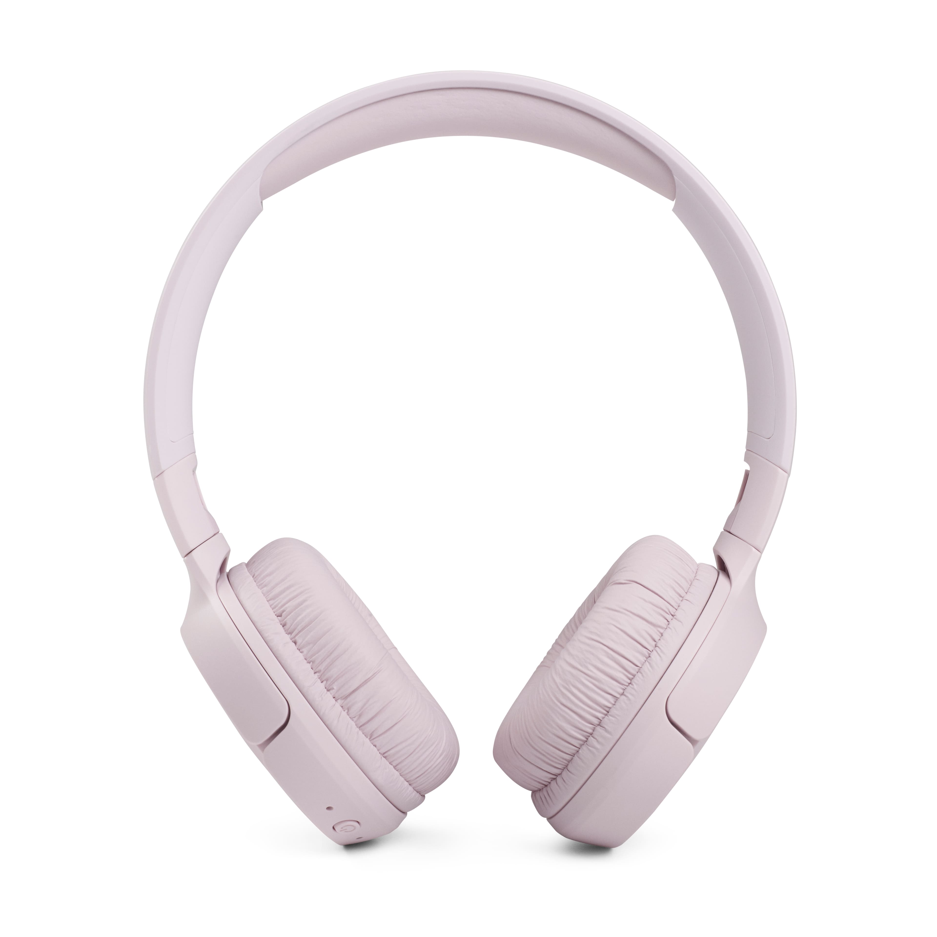 Front. JBL - Tune 510BT Wireless On-Ear Headphones - Pink - Rose.