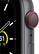 Alt View 11. Apple - Apple Watch SE (GPS + Cellular) 44mm Space Gray Aluminum Case with Black Sport Band - Space Gray.