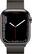 Alt View 11. Apple - Apple Watch Series 7 (GPS + Cellular) 45mm Graphite Stainless Steel Case with Graphite Milanese Loop - Graphite.