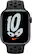 Alt View 11. Apple - Apple Watch Nike Series 7 (GPS + Cellular) 45mm Midnight Aluminum Case with Anthracite/Black Nike Sport Band - Midnight.