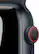 Alt View 12. Apple - Apple Watch Nike Series 7 (GPS + Cellular) 45mm Midnight Aluminum Case with Anthracite/Black Nike Sport Band - Midnight.