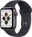 Front. Apple - Apple Watch SE (1st Generation GPS + Cellular) 40mm Space Gray Aluminum Case with Midnight Sport Band - Space Gray.