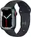 Front. Apple - Apple Watch Series 7 (GPS + Cellular) 41mm Midnight Aluminum Case with Midnight Sport Band.