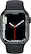 Alt View 11. Apple - Apple Watch Series 7 (GPS + Cellular) 41mm Midnight Aluminum Case with Midnight Sport Band.
