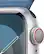 Alt View 12. Apple - Apple Watch Series 9 (GPS + Cellular) 41mm Silver Aluminum Case with Winter Blue Sport Loop with Blood Oxygen - Silver.