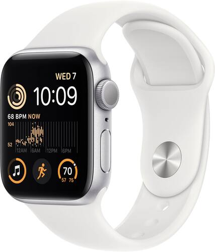 Apple Watch SE 2nd Generation (GPS) 40mm Silver Aluminum 
