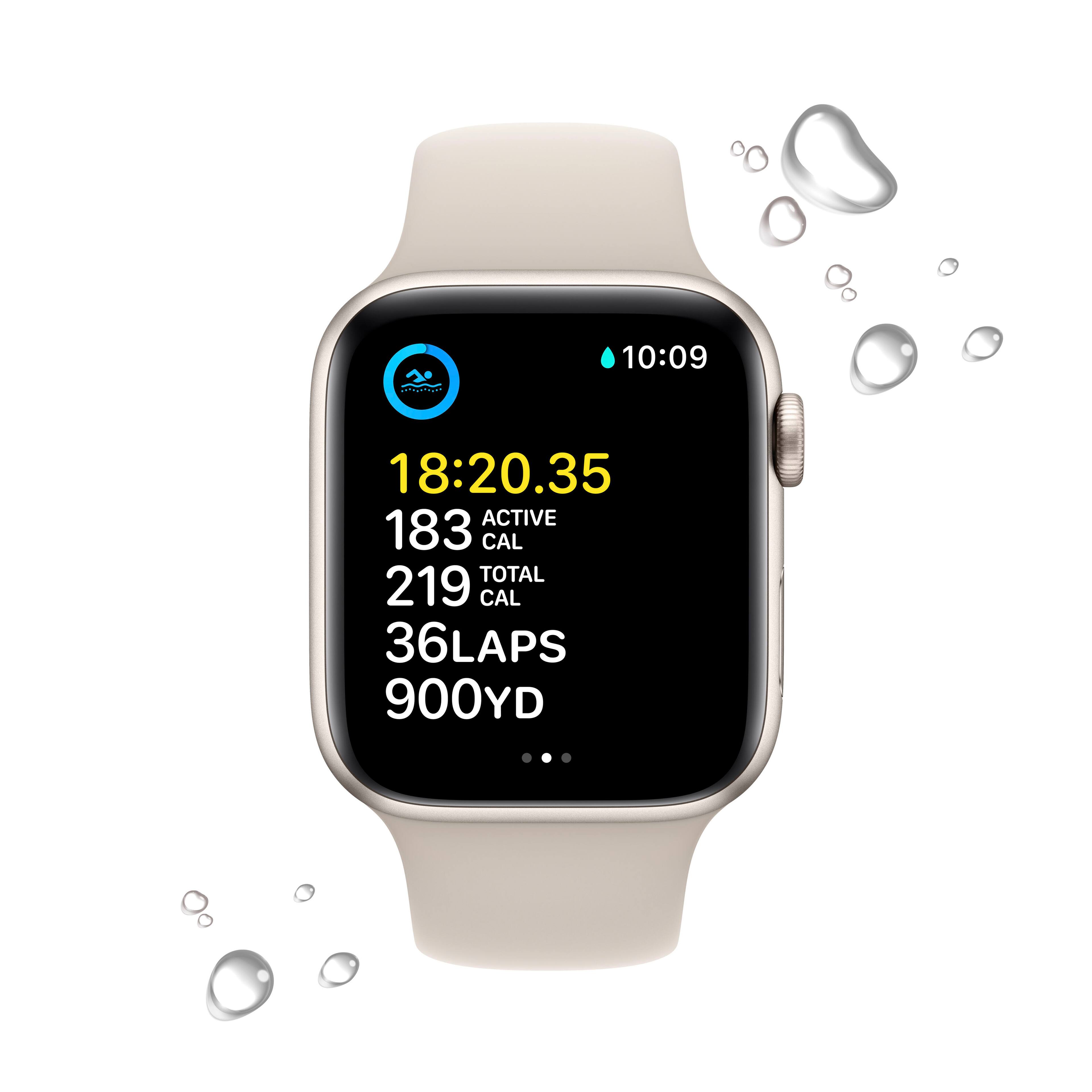 10:09 18:20.35 ACTIVE 183 CAL TOTAL 219 CAL 36 LAPS 900 YD